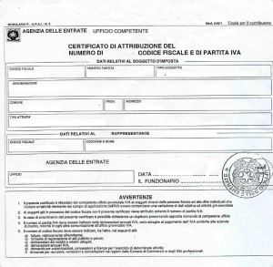 certificato di attribuzione partita iva