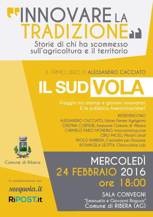 Evento a Ribera su #innovazione e #startup